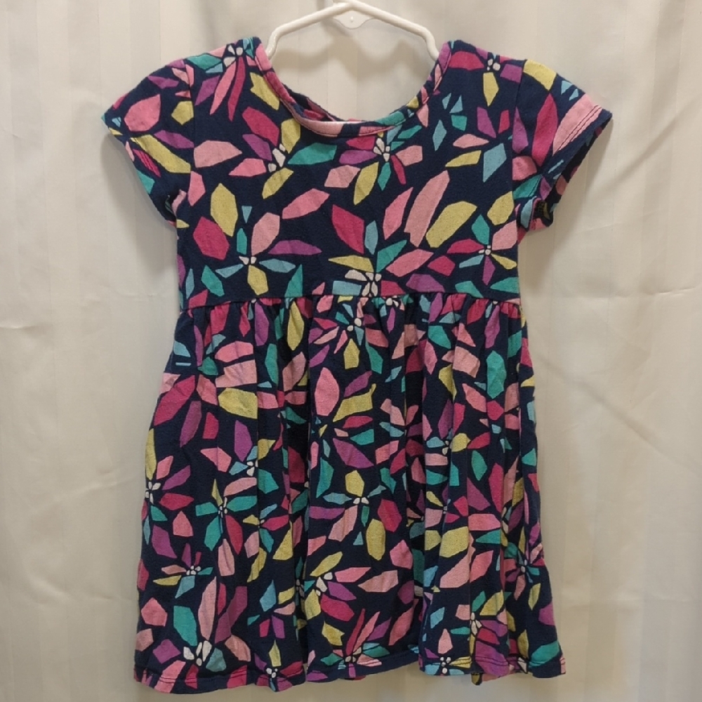 Jumping Beans Colorful Flutter Sleeve 'Stained Glass' Sundress